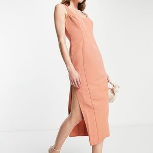 NWT ASOS Design Structured Mini Dress With Scoop Neck - PTP 17